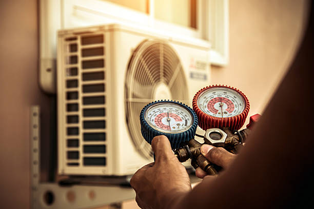 Professional Furnace Repair technician working in Jones, MI
